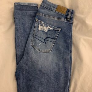 American Eagle curvy super high rise jegging
